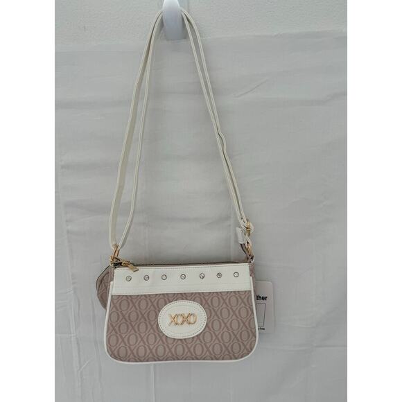 XOXO Handbags - XOXO Vegan Leather Crossbody Bag With Adjustable Strap & Gold Accents